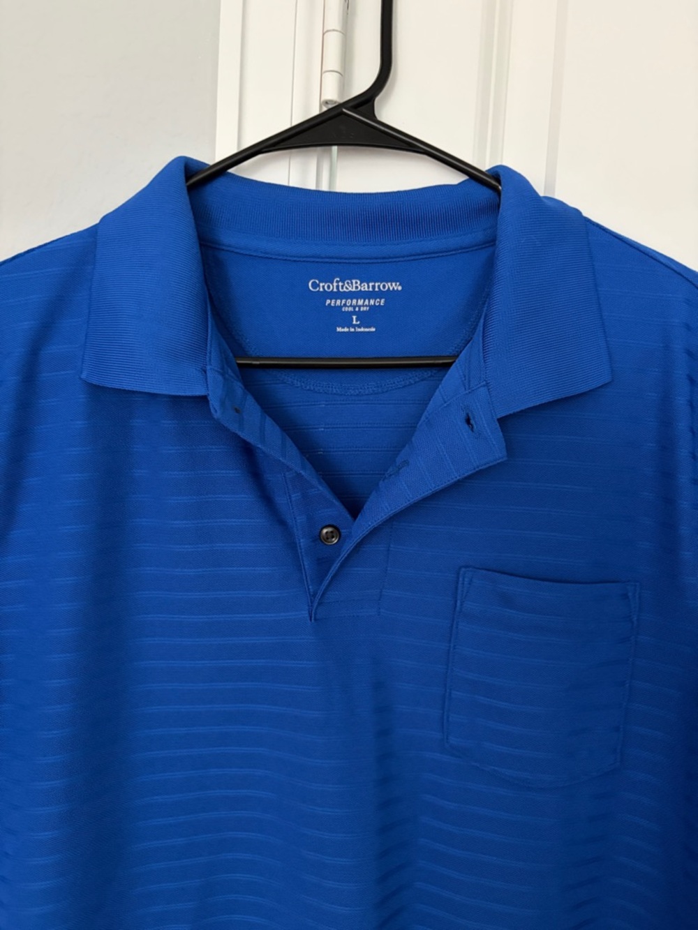 croft & barrow Men's Performance Polo - Blue